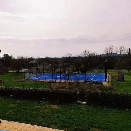 Casa Vacacional Con Piscina, Padel Y Bbq カンデレダ